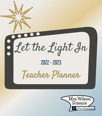 Let the Light In Planner Cover