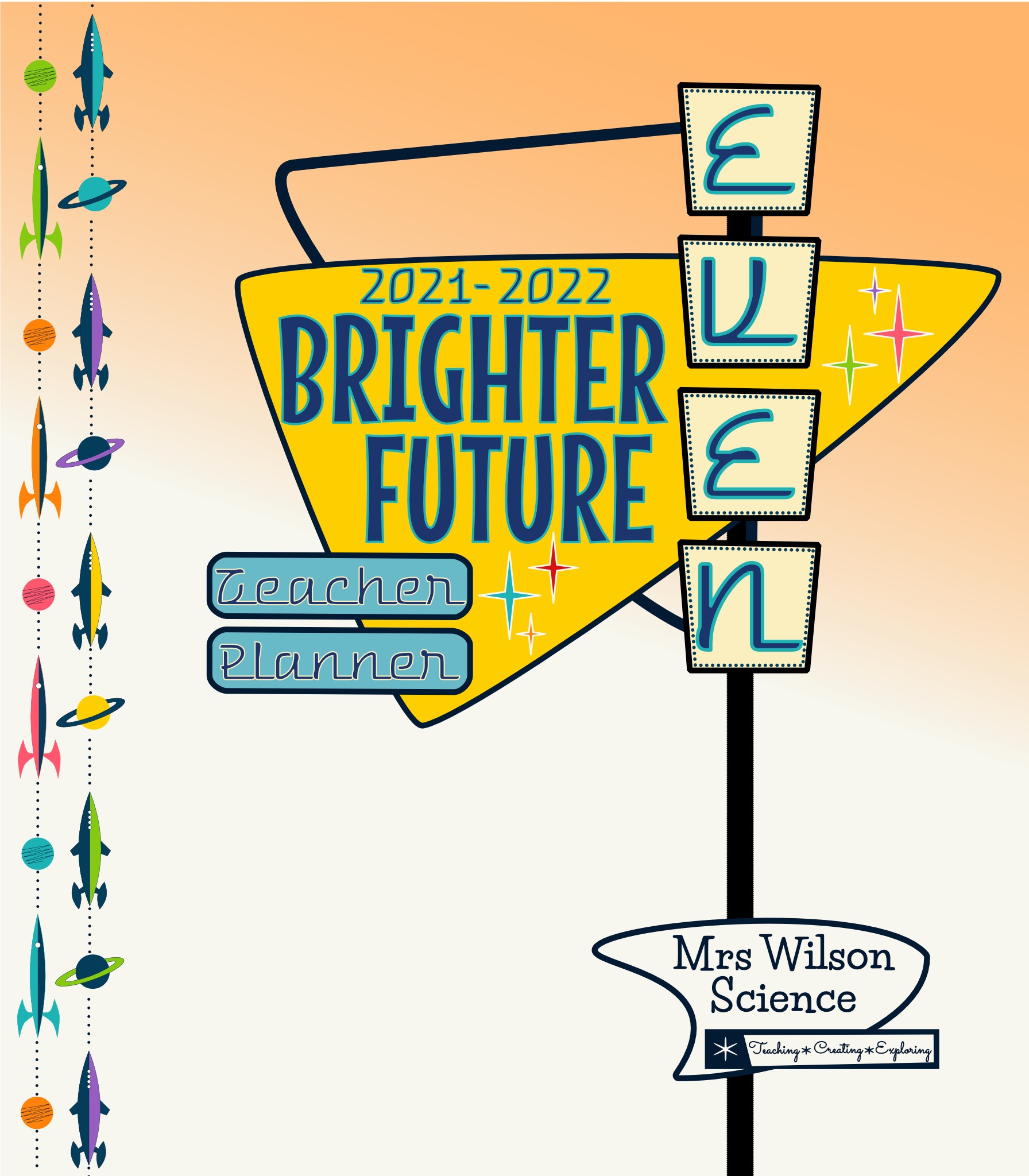 Even Brighter Future 2021-2022 FREE OneNote Teacher Planner